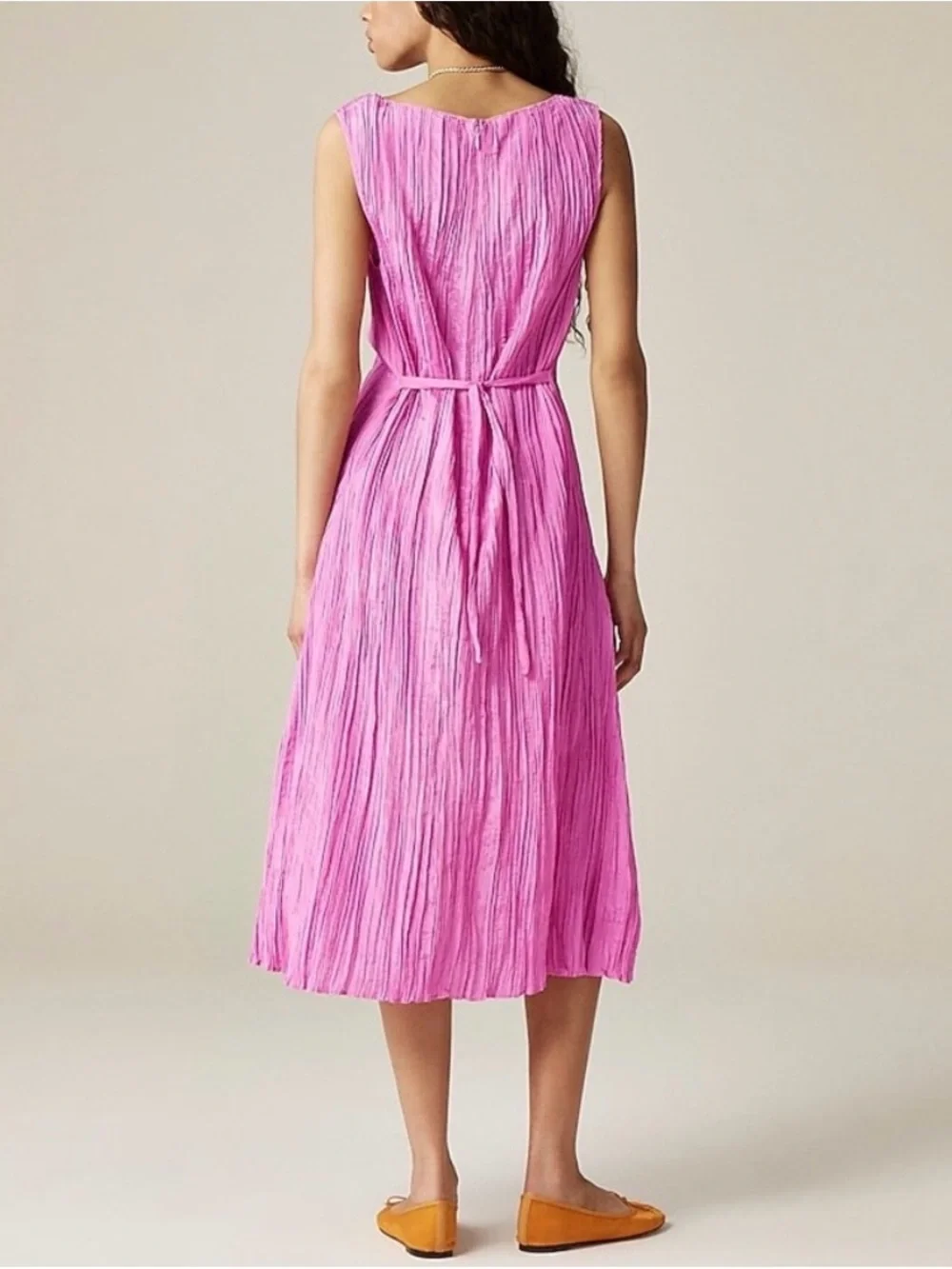 J. Crew Pink Textured Maxi Dress